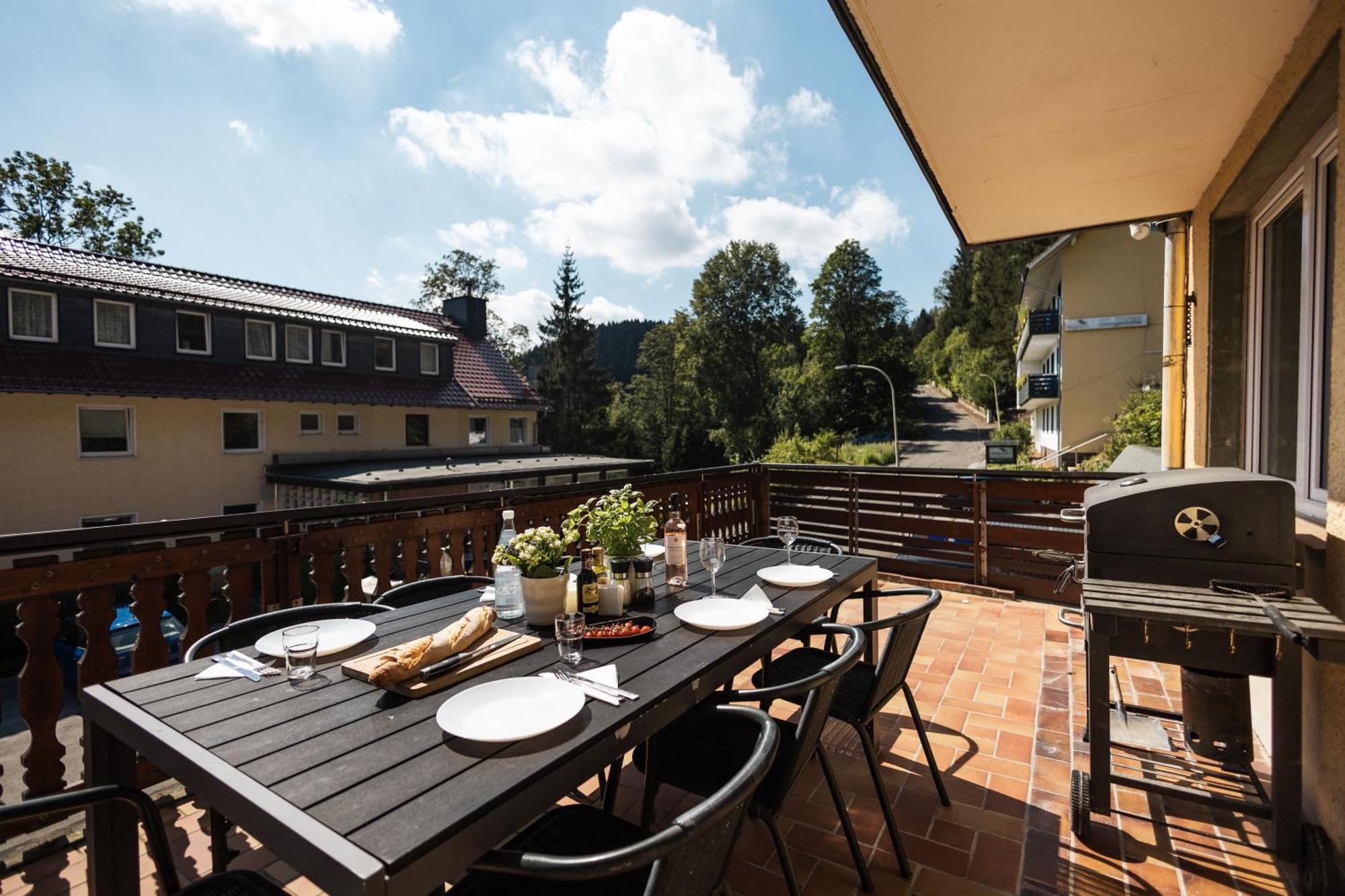 Apartmenthaus Am Waldrand- Kueche - Fruehstueck - Balkon Вільдеманн Екстер'єр фото